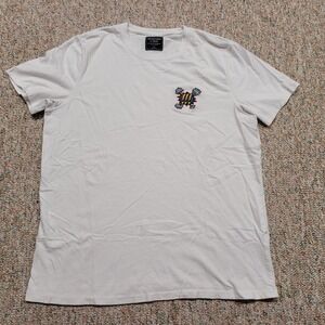 Abercrombie & Fitch Shirt Mens XL White Logo Embroidered Short Sleeve Pullover